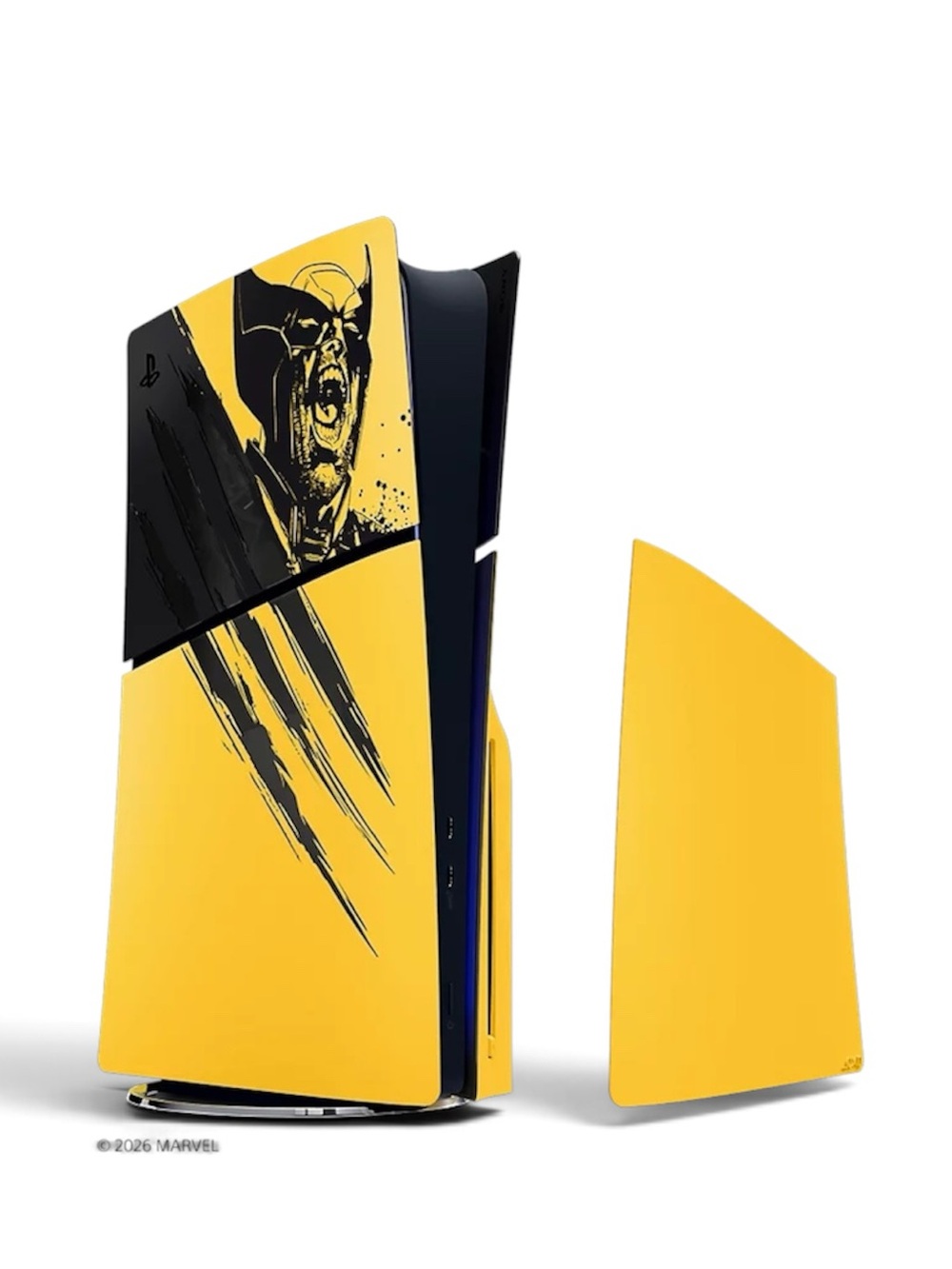 PS5® Console Covers - Marvel's Wolverine Battle Yellow Limited Edition